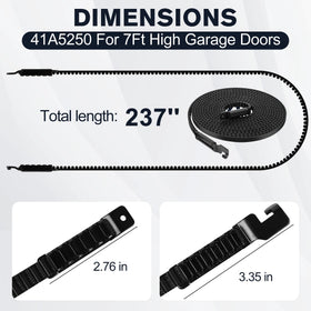 Builimeer 41A5250 belt compatibility with Chamberlain and Craftsman openers.
