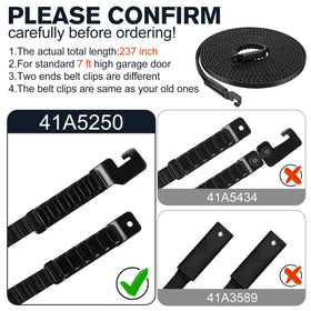 Quiet operation emphasized by the 20-groove design on the 41A5250 belt.