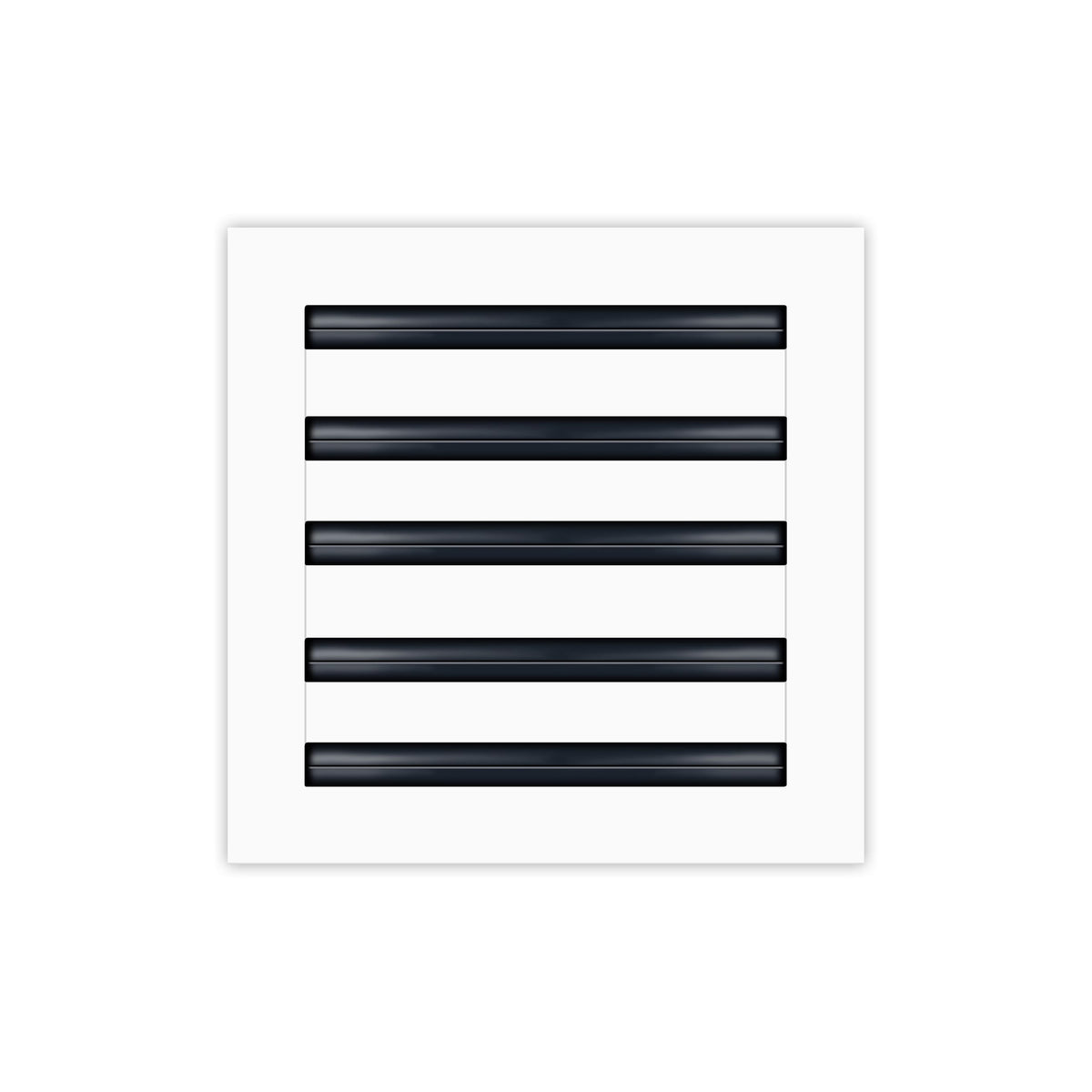 BUILDMART 10x10 ceiling vent cover with modern white aluminum finish and airflow