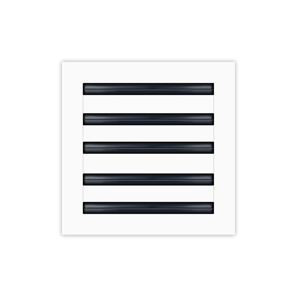 BUILDMART 10x10 ceiling vent cover with modern white aluminum finish and airflow