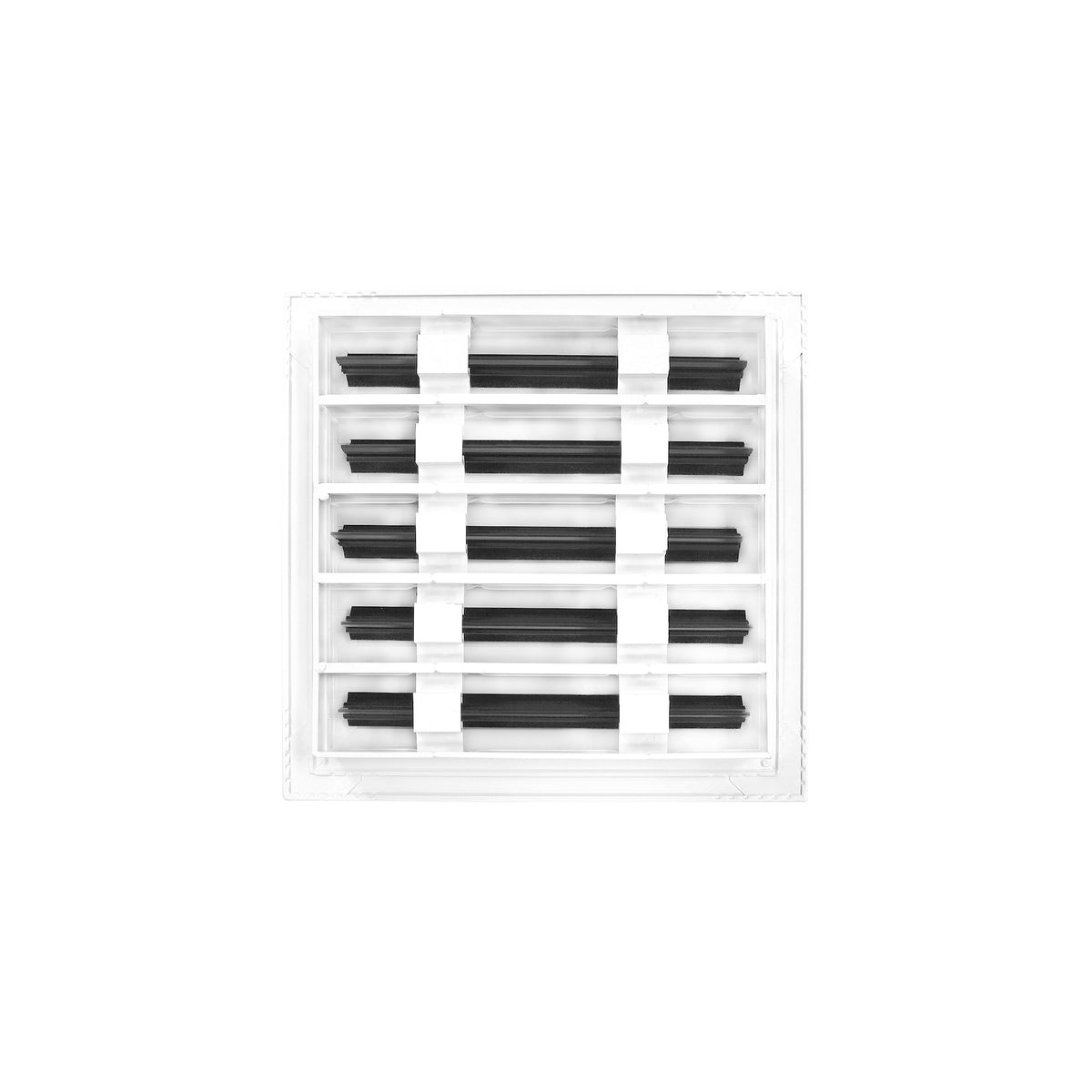 BUILDMART wall vent cover in white adds clean lines and easy maintenance