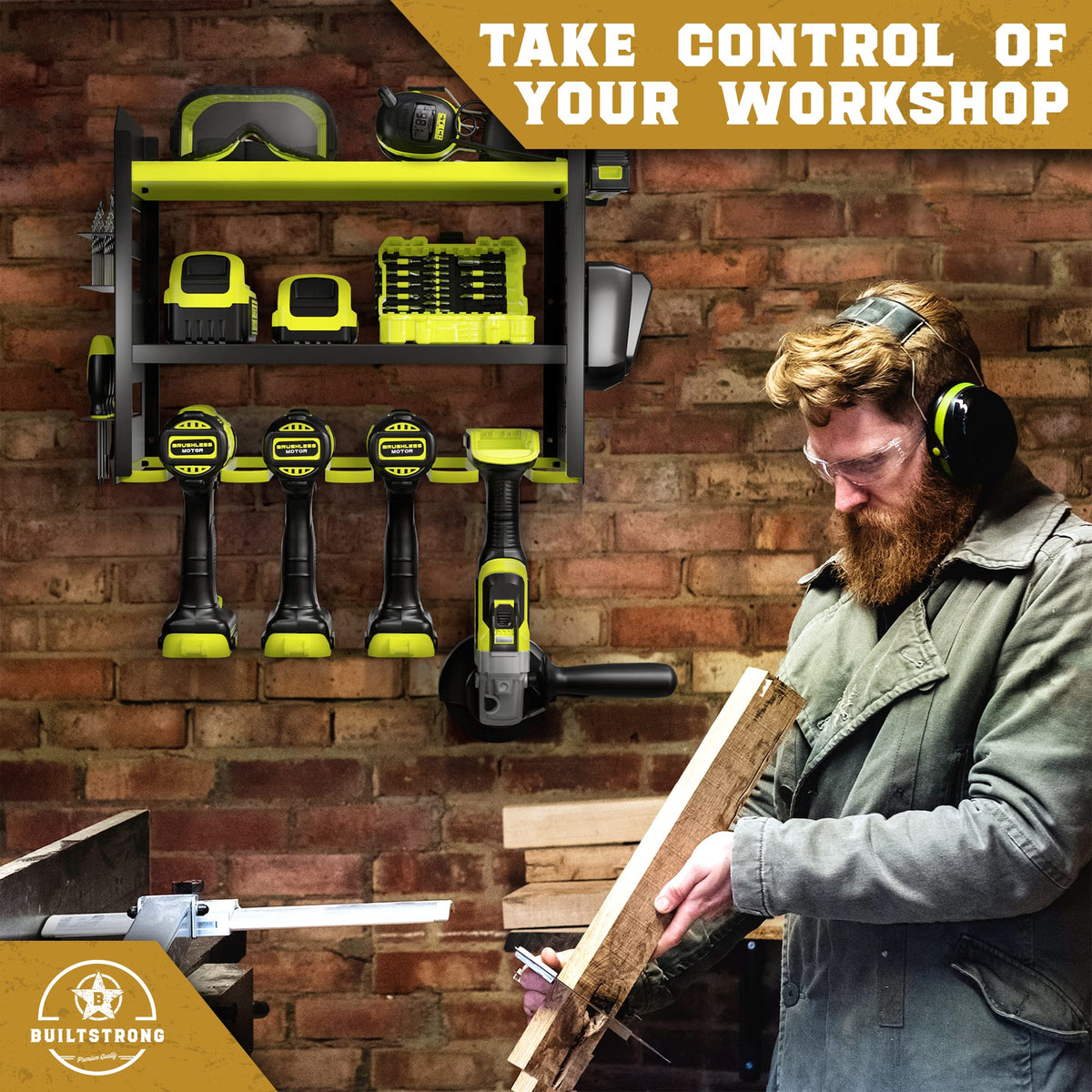 Sturdy steel construction with scratch-resistant finish supports heavy tool kits for long-lasting use.