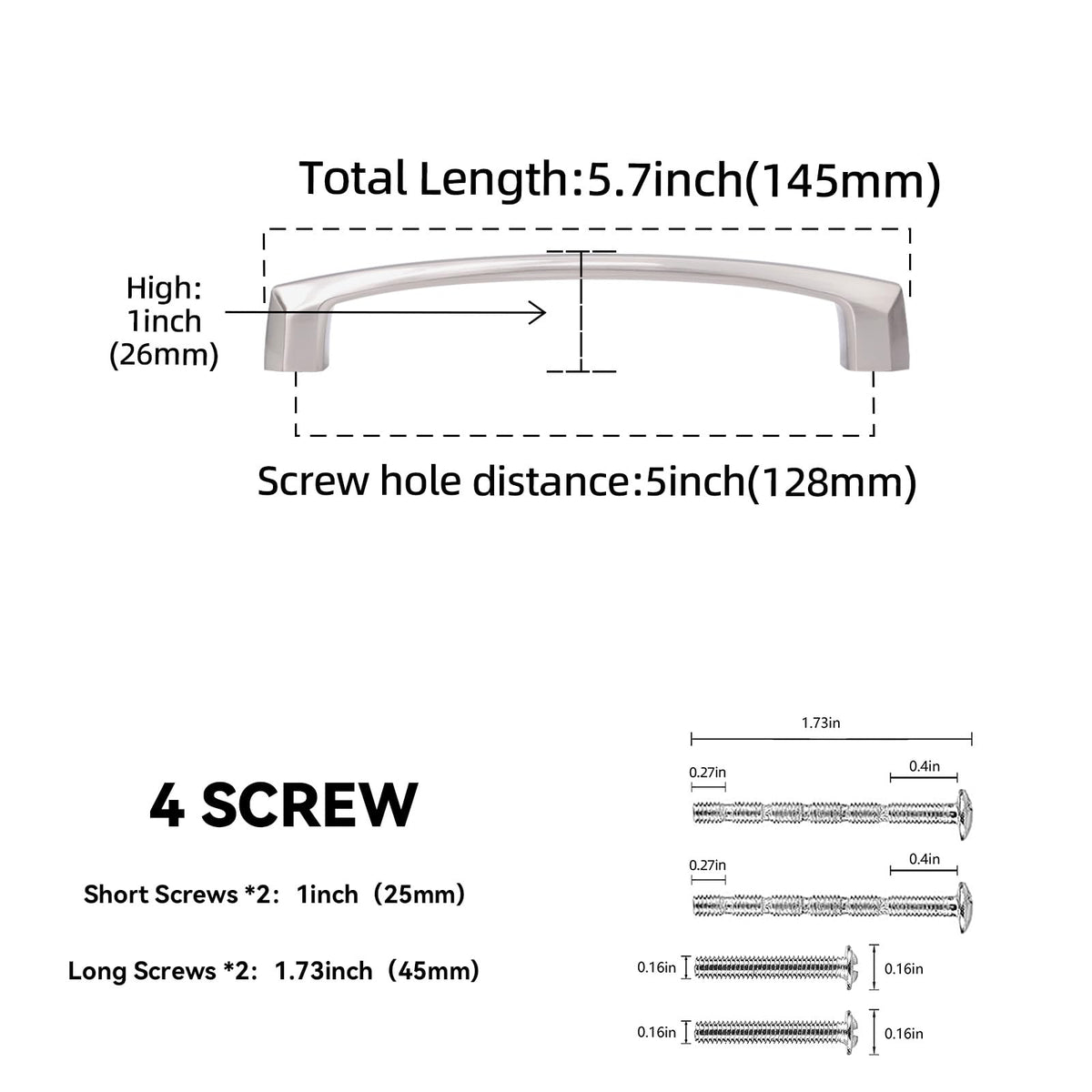 BUKOBYHE 10-pack cabinet pulls packaging shows complete hardware for quick upgrades.