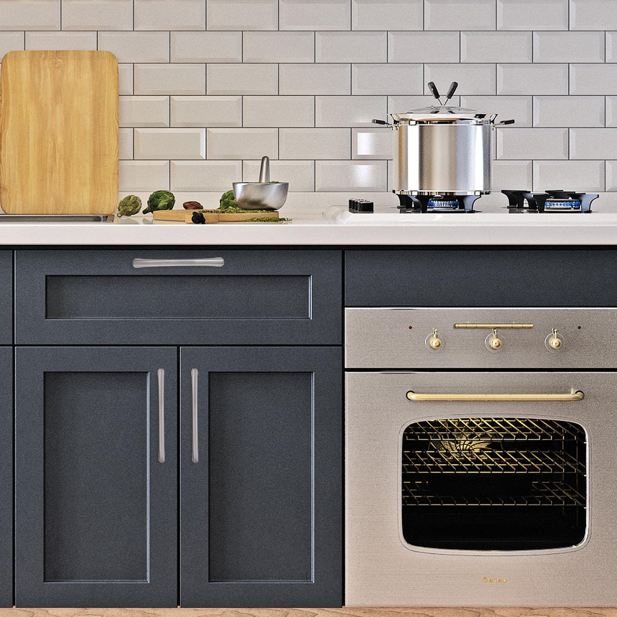 BUKOBYHE zinc alloy construction emphasizes durability for frequent-use drawers.