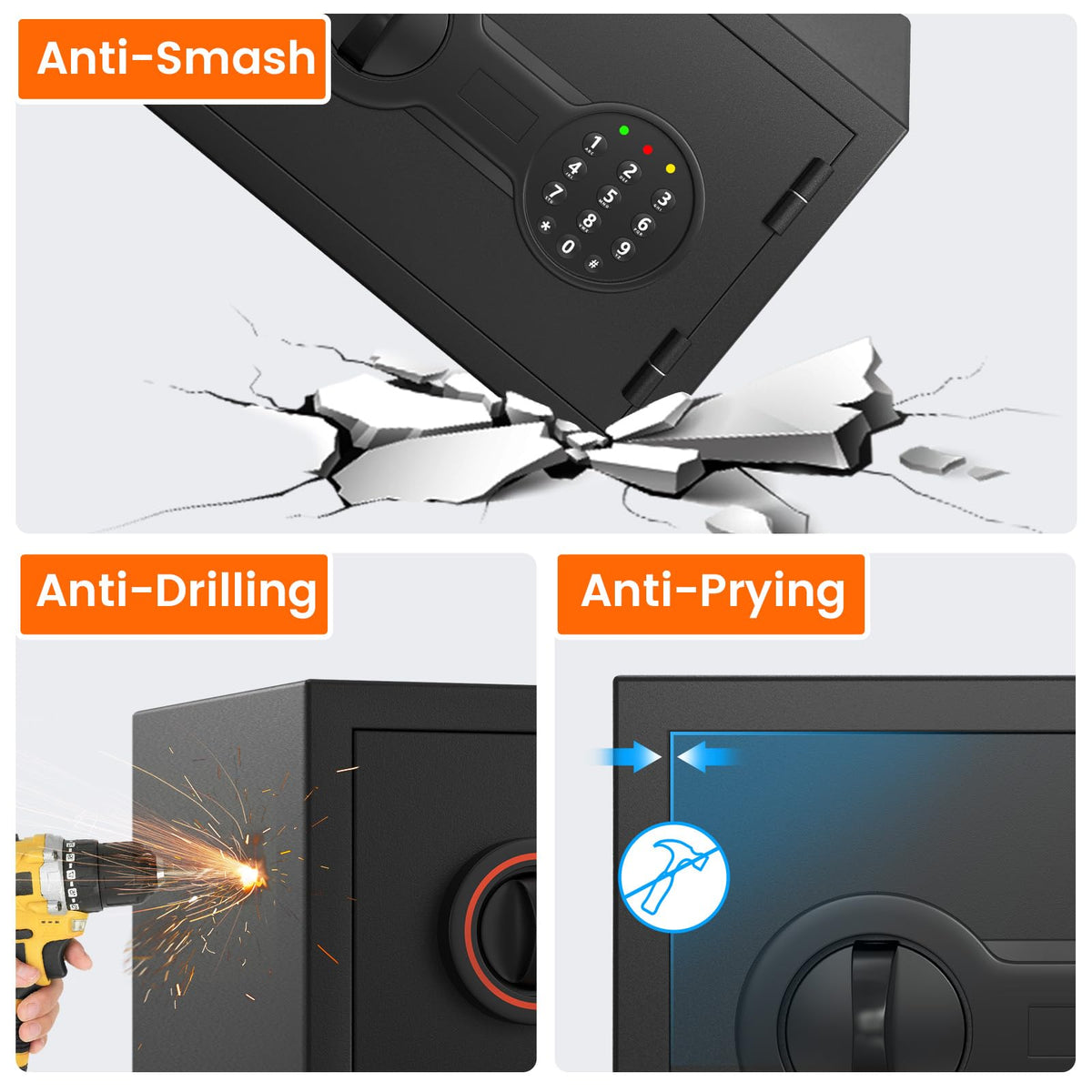 Bukumo alarm system deters unauthorized access in shared spaces.