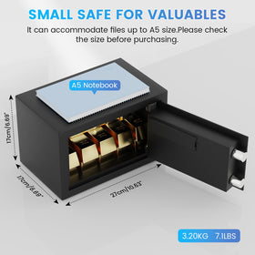 Bukumo anchor bolts secure the safe to furniture or walls for extra security.