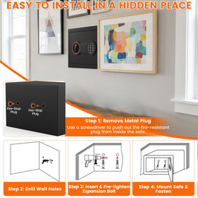 Bukumo wall-mount ready design for secure, discreet placement.