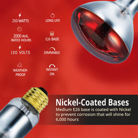 BULBMASTER beauty salon heat lamp for spa or sauna use