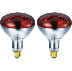 BULBMASTER red heat lamp infrared glow for poultry warmth outdoors