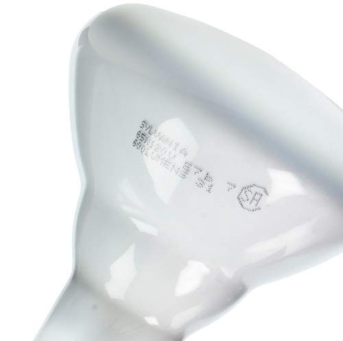 Bulborama Sylvania BR30 65W 120V indoor flood bulb packaging showing six-pack value