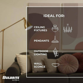 Bulbrite KX40/E12 clear bulb operating on line voltage with no transformer needed