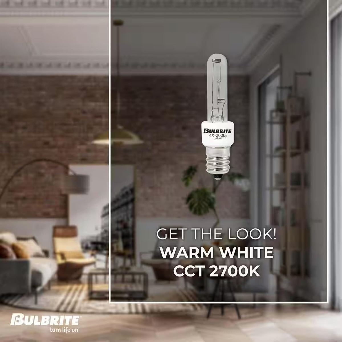 Bulbrite KX40/E12 clear bulb with no UV output for safe ambient lighting