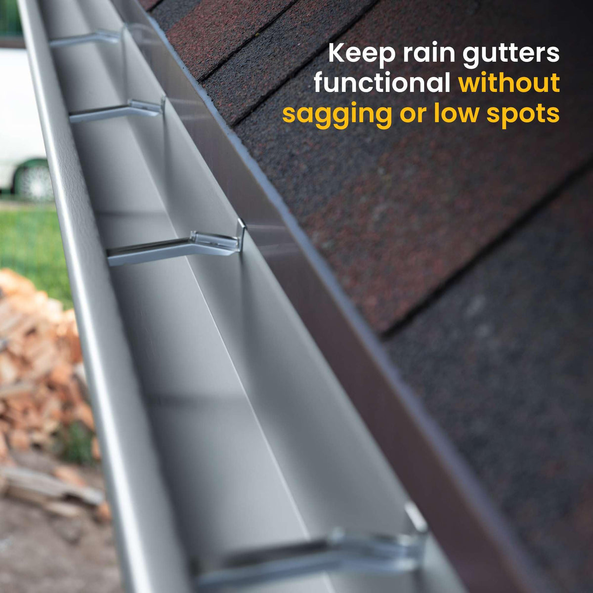 Bulder Quick-Screw heavy-duty gutter brackets endure harsh weather for longevity.