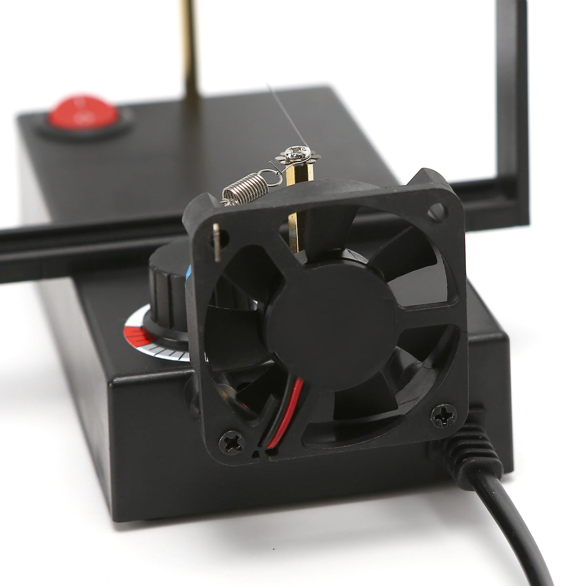 BuleVina temperature control dial enabling precise material settings.