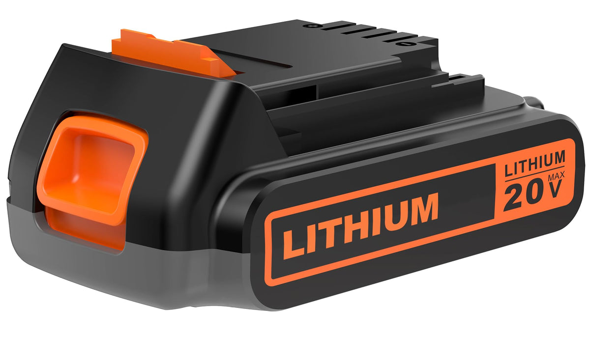 Bull-Tech 20V Max 2.0Ah battery close-up highlighting compact design