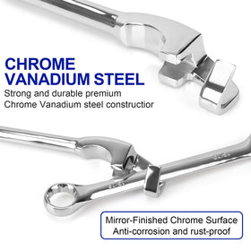 Chrome vanadium steel Bulltools extension resists rust and corrosion