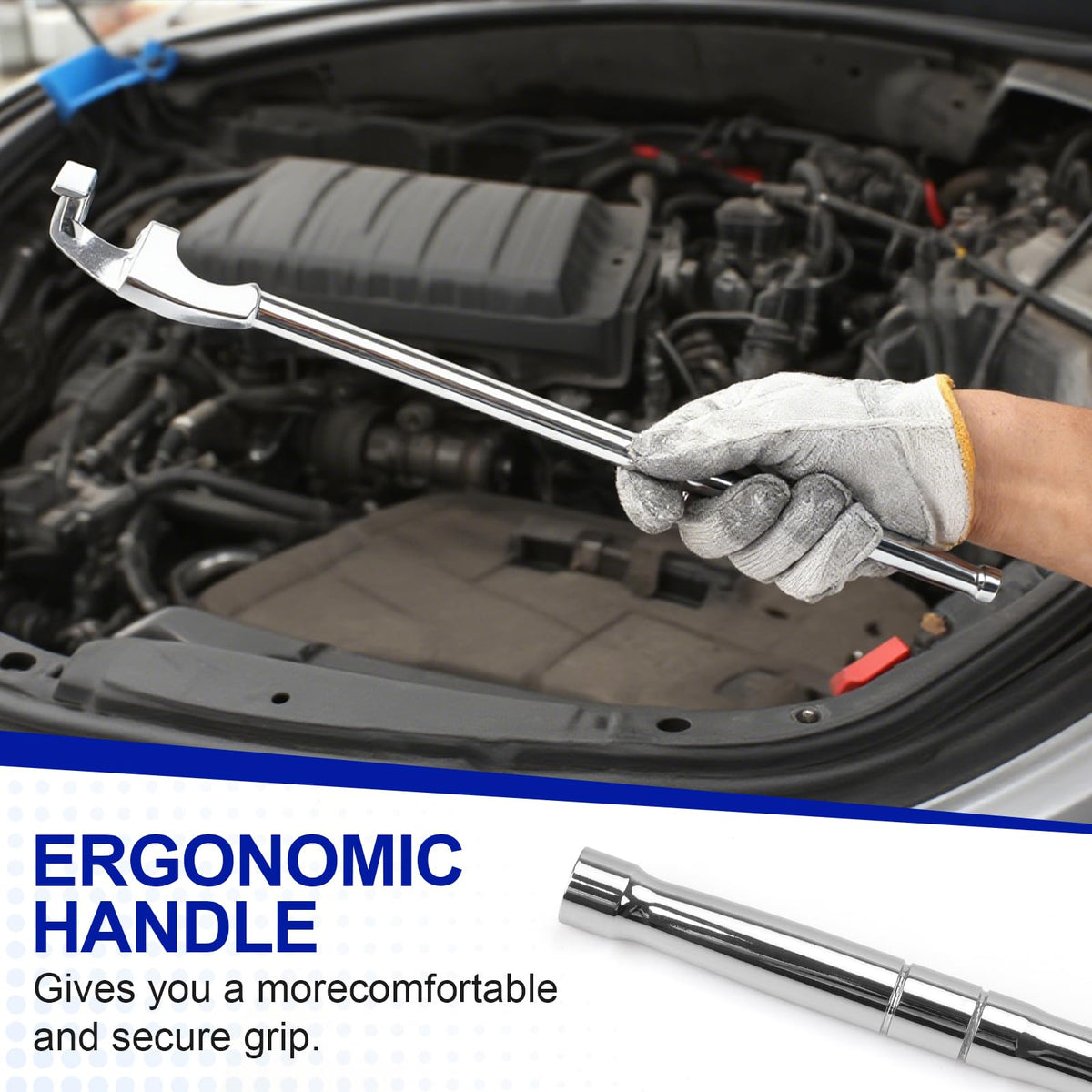 Ideal for professional garages and DIY projects with improved leverage