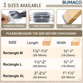 BUMACO silicone pads with felt bottom stay in place and protect floors
