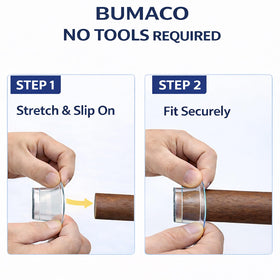 BUMACO universal fit chair leg covers fit most legs for versatility