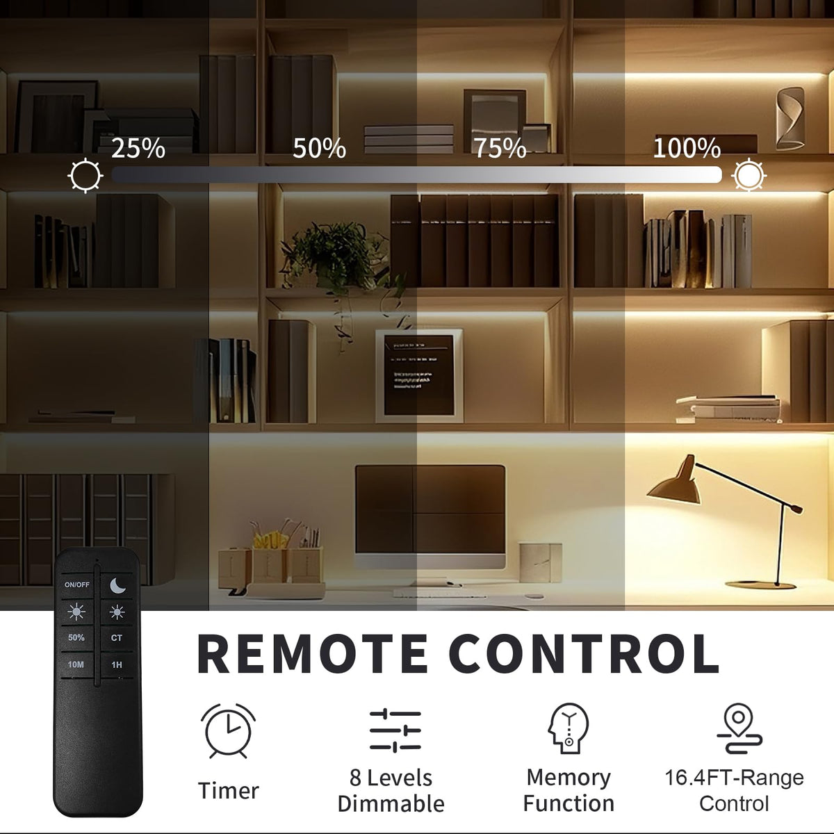 BUNACET remote and app control for easy DIY lighting