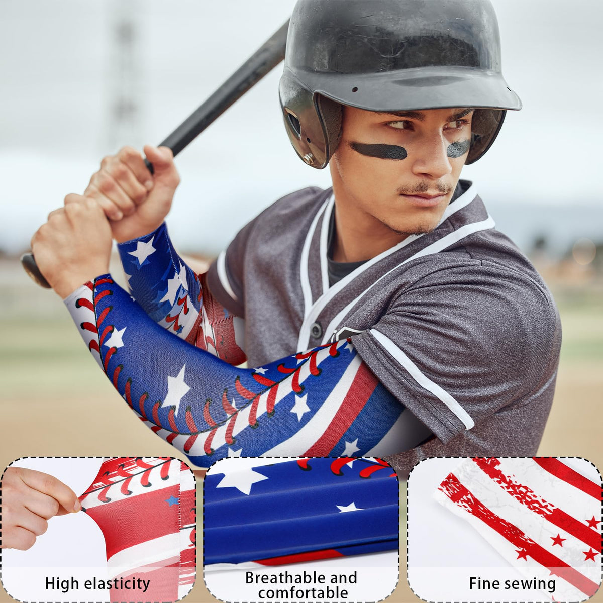 Bunnycool anti-slip arm sleeve stays in place during movement