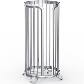 Bunoxea minimalist bathroom decor with silver finish