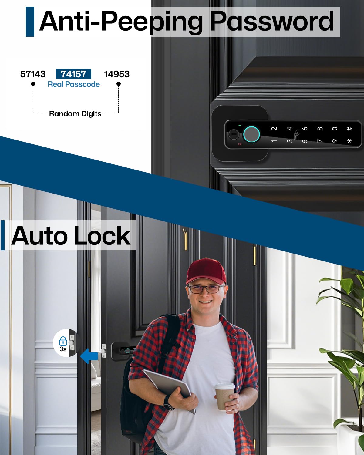 Buoan easy 10-minute installation guide on standard doors