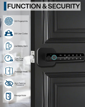 Buoan NFC card unlock feature for quick touch access