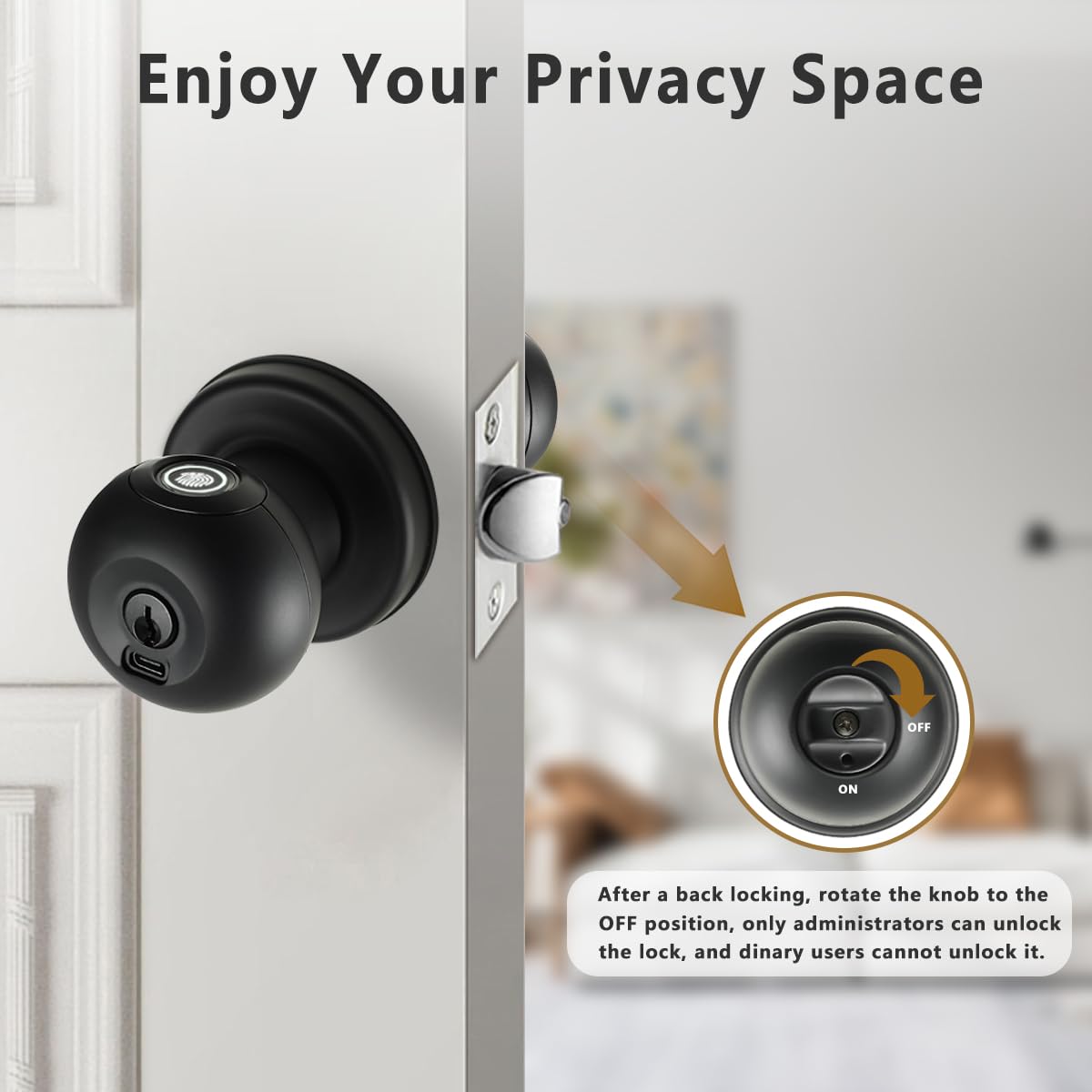 Buoan backup key entry provides mechanical access when needed.