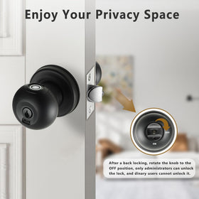 Buoan backup key entry provides mechanical access when needed.