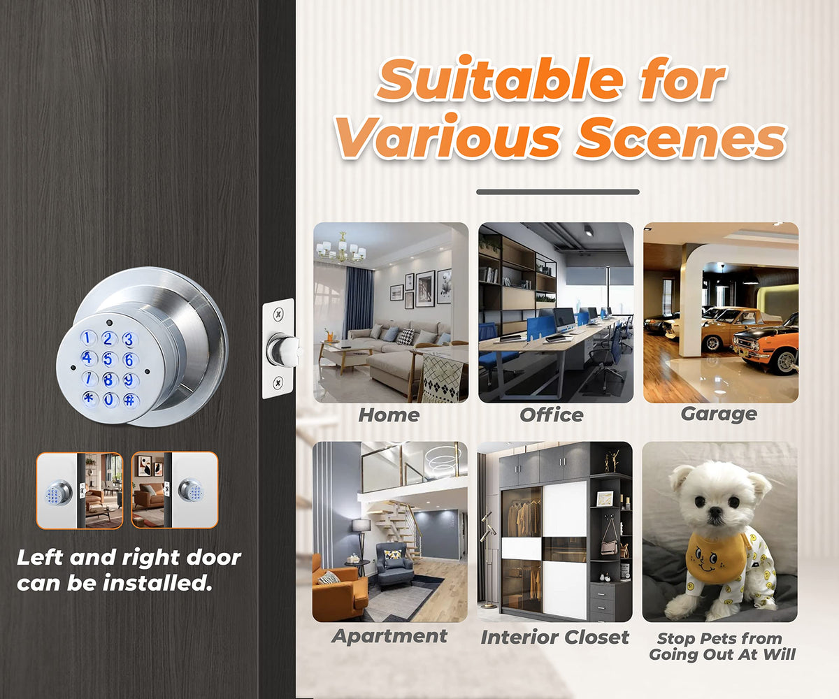 Buoan easy installation fits most standard US doors