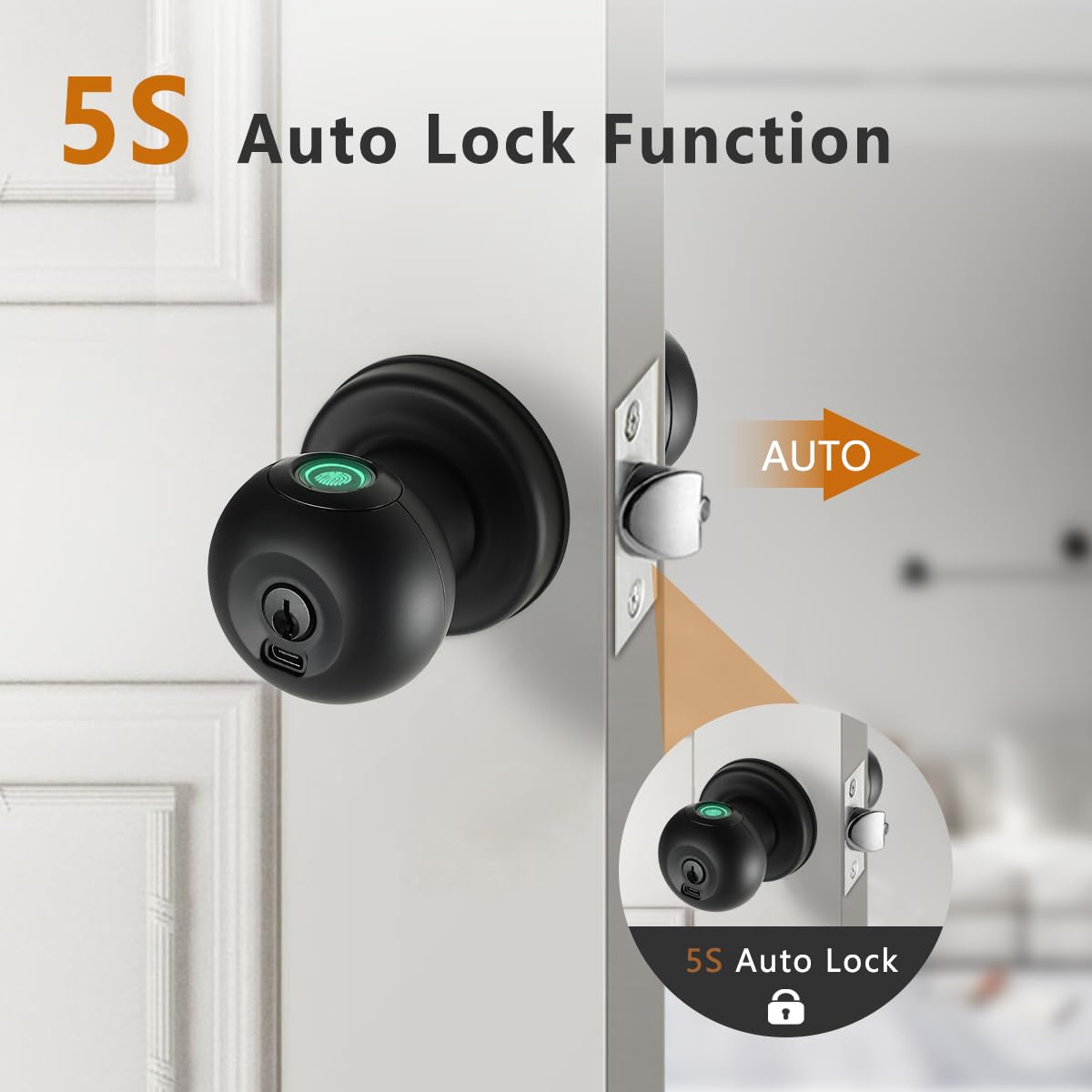 Buoan installation guide demonstrates quick setup on most US doors.