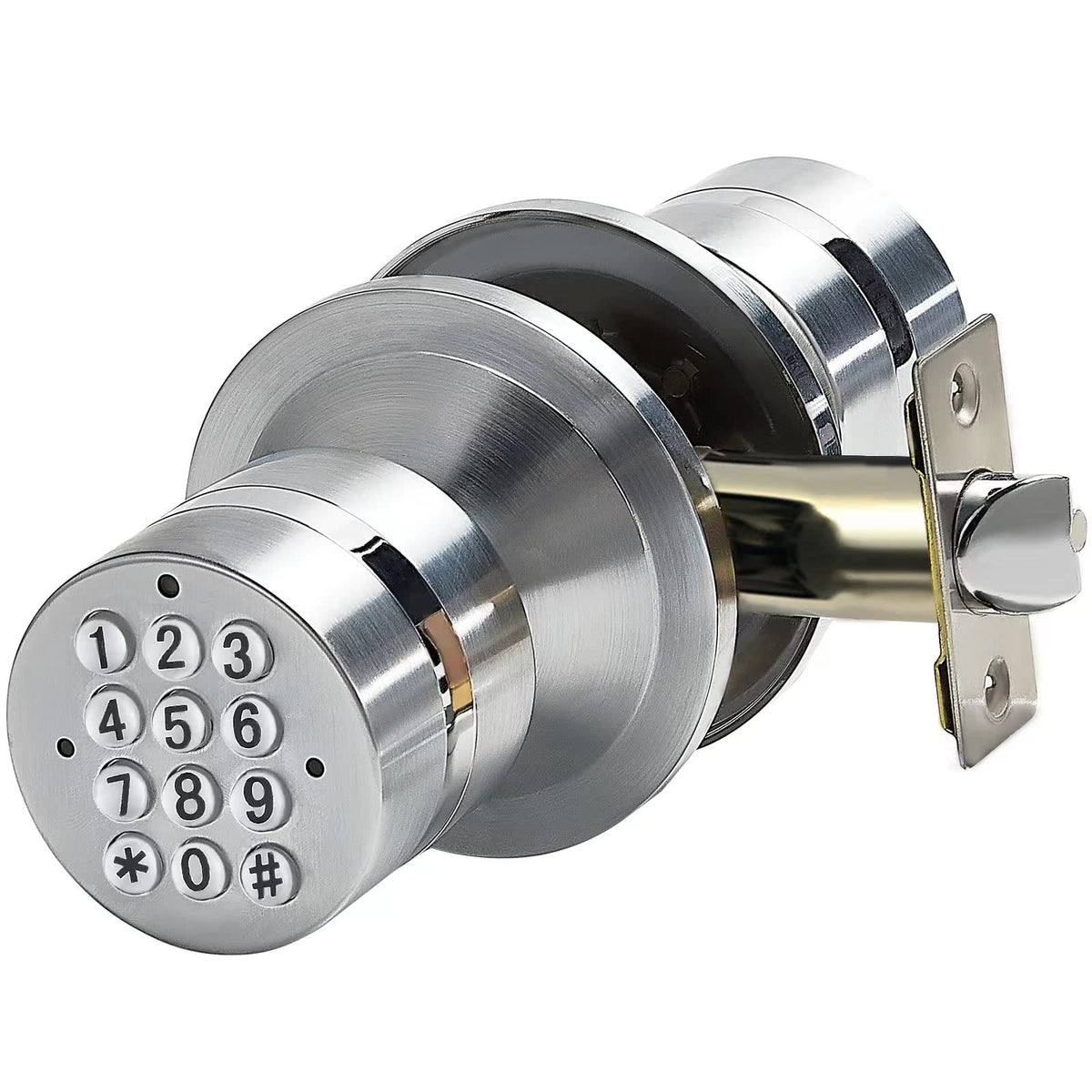 Buoan keyless entry door knob offers secure hands-free access at home