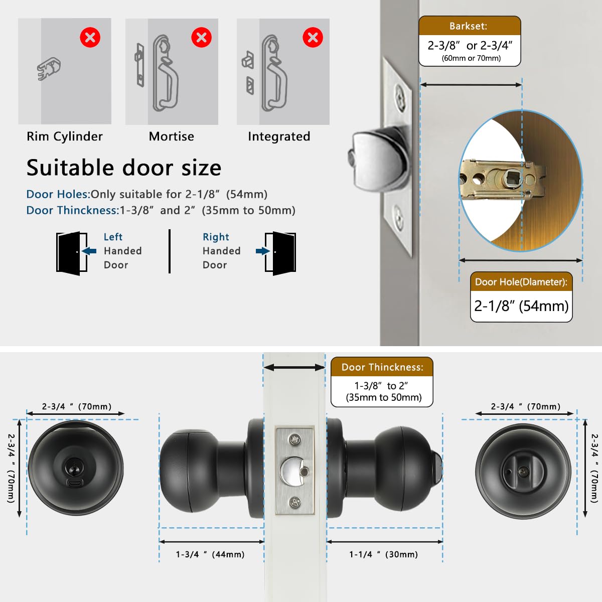 Buoan silent and passage modes offer flexible access options.