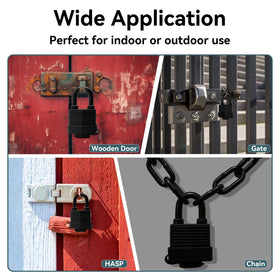 Bupto two-key operation for smooth locking and easy access.