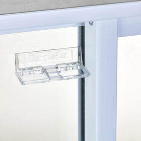BurglaBar 4-pack overview showing unobtrusive sliding door locks for added security.