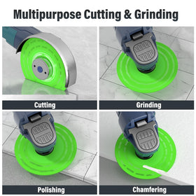 BURMONG disc application on glass, ceramics, tiles and marble