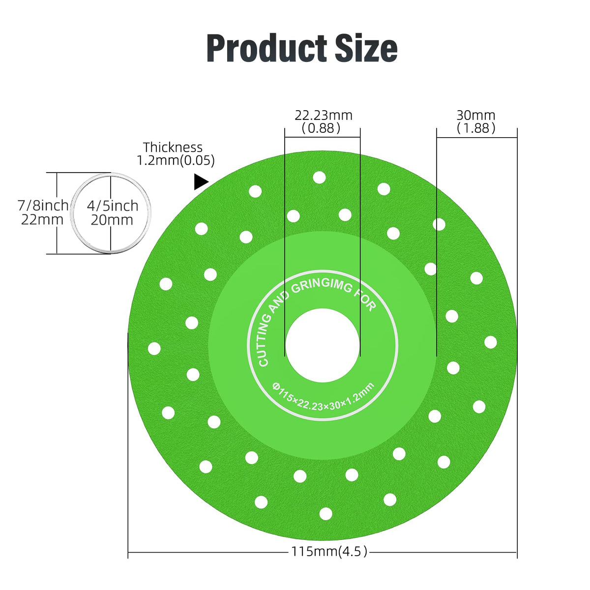 BURMONG safety guidance for using the glass cutting disc