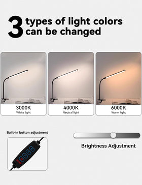 Buroraix lamp with three color temps adjusts warmth for reading and relaxation