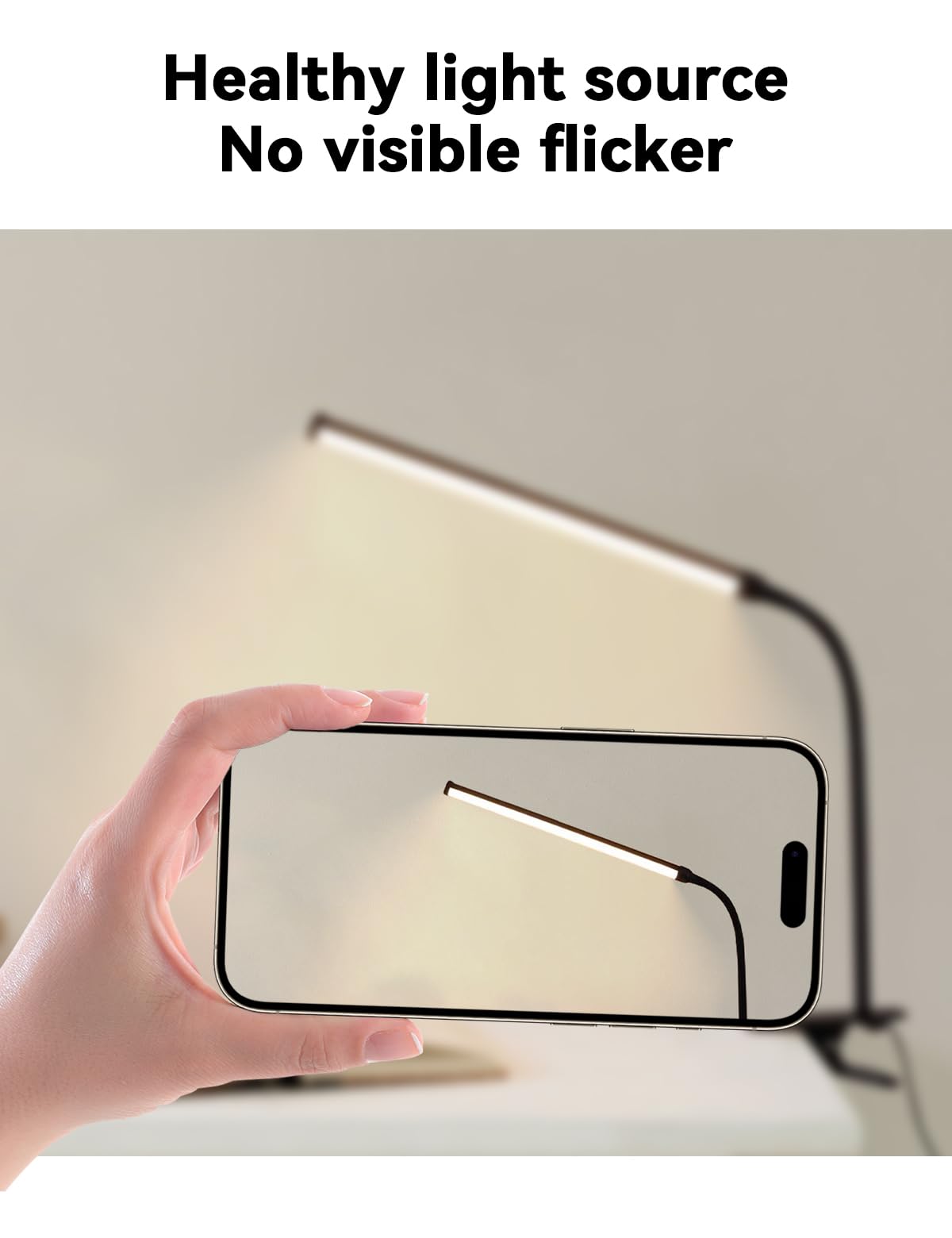 Buroraix easy clip-install lamp attaches to desks in seconds