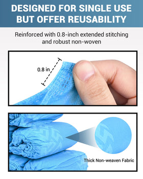 Buself recyclable and degradable packaging for shoe covers