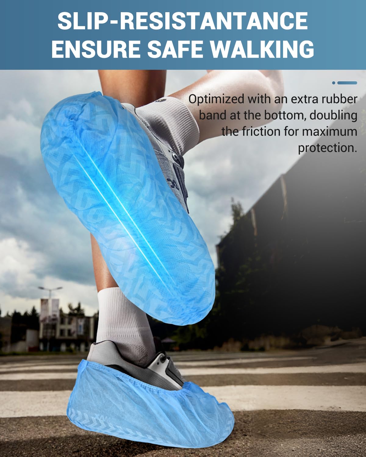 Buself reusable non-woven shoe covers for ongoing projects
