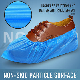 Buself eco-friendly, recyclable shoe covers for sustainable protection.