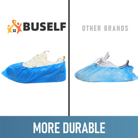 Buself shoe covers in indoor settings to maintain cleanliness and order.