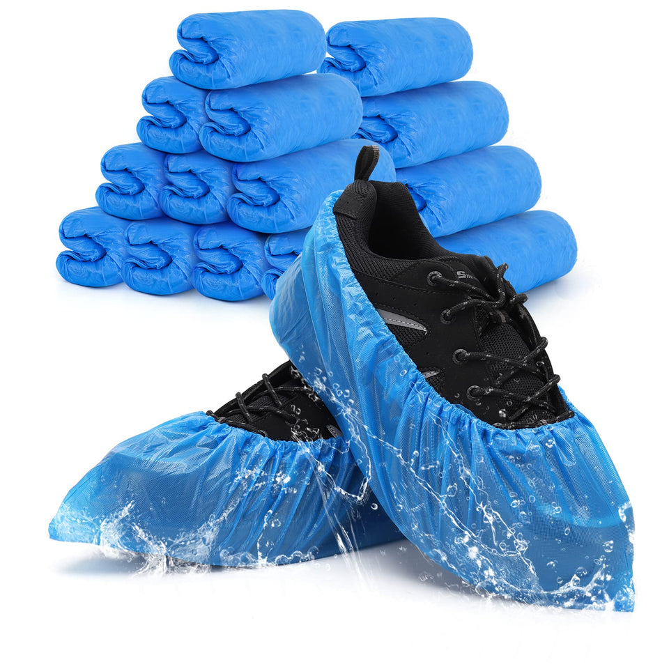 Buself shoe covers with non-slip texture for indoor use, protecting floors.
