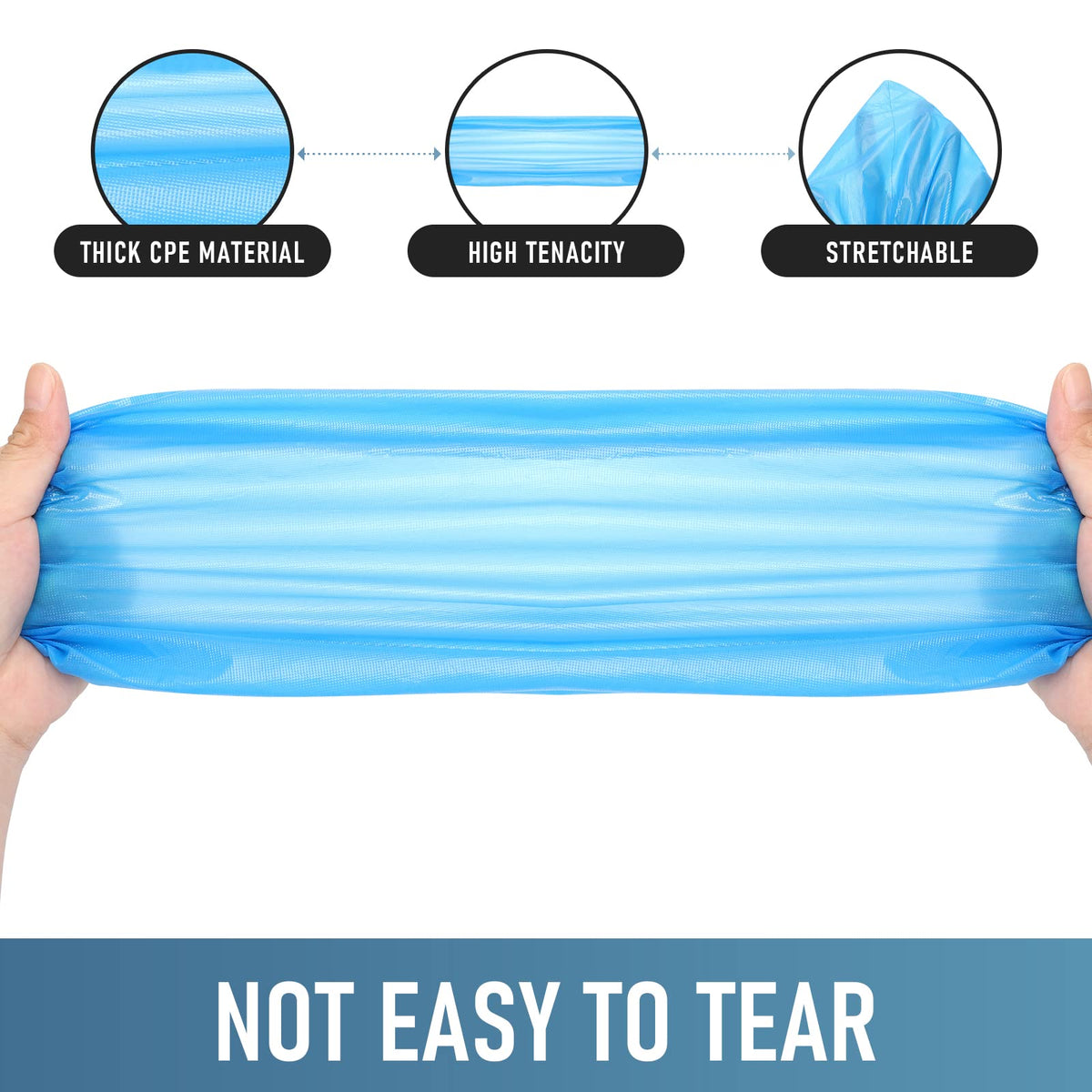 Buself shoe covers featuring a waterproof barrier for wet areas.