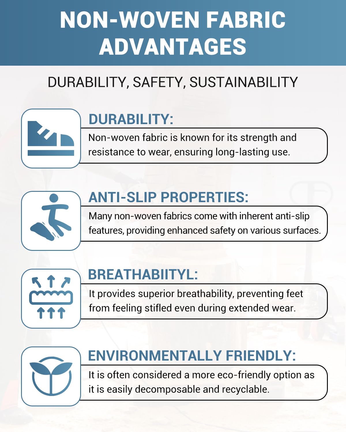 Buself stretchable-fit covers adapt to various shoe shapes.