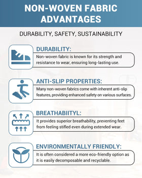 Buself stretchable-fit covers adapt to various shoe shapes.