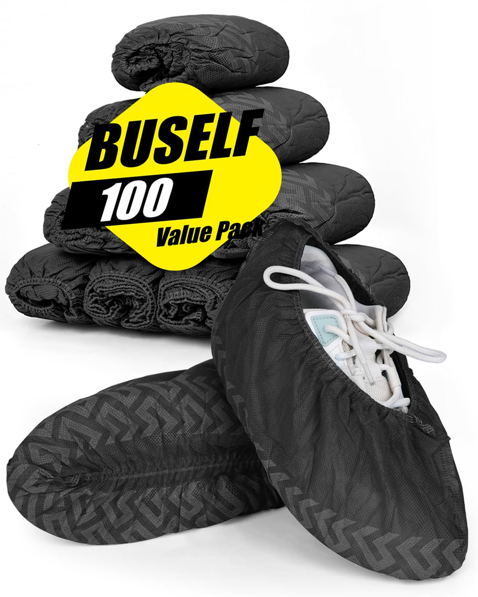 Buself X-Large shoe covers in package for quick protection