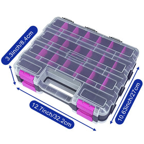 BUSY-CORNER open lid showcases visibility of screws, nails, and bolts at a glance.